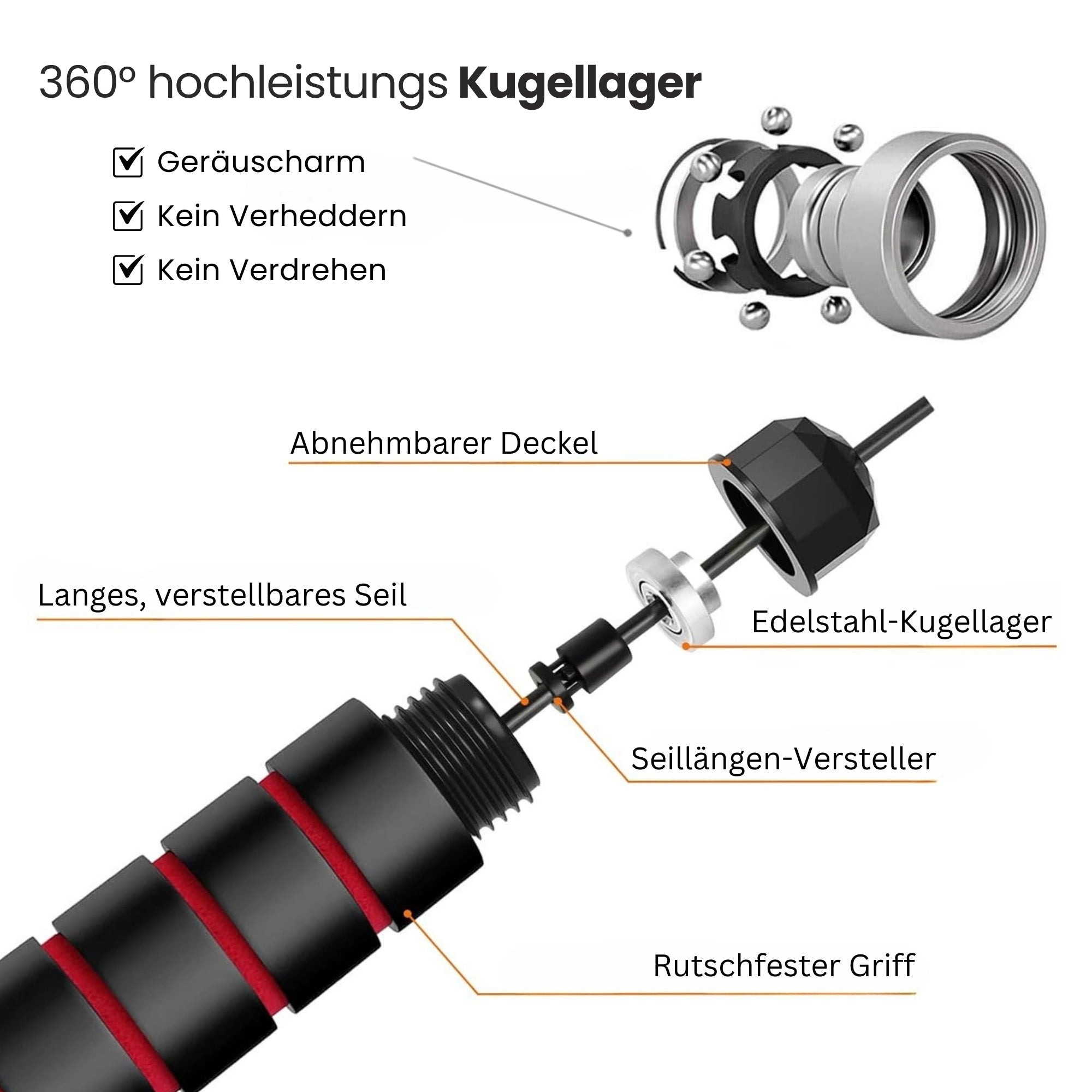 ALPHA PULL® Springseil verstellbar