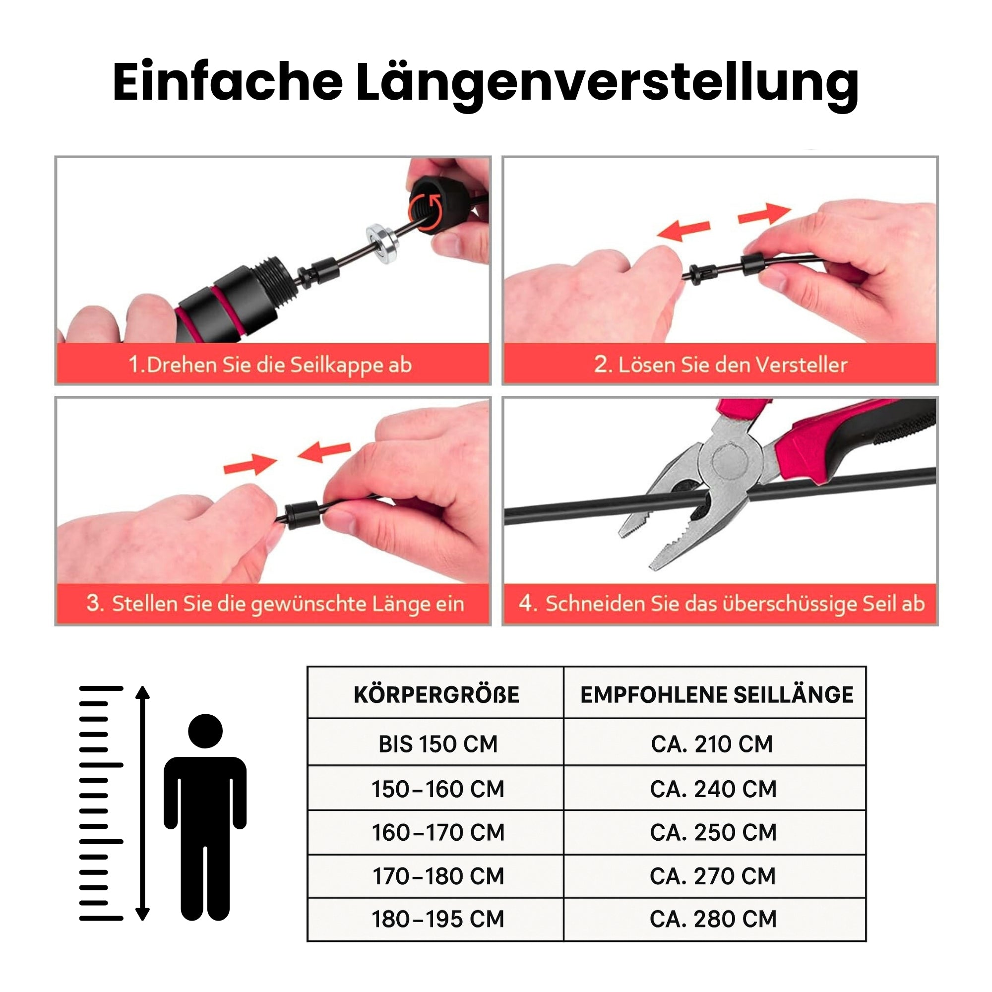 ALPHA PULL® Springseil verstellbar