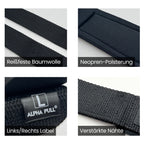 ALPHA PULL® Zughilfen gepolstert für Krafttraining