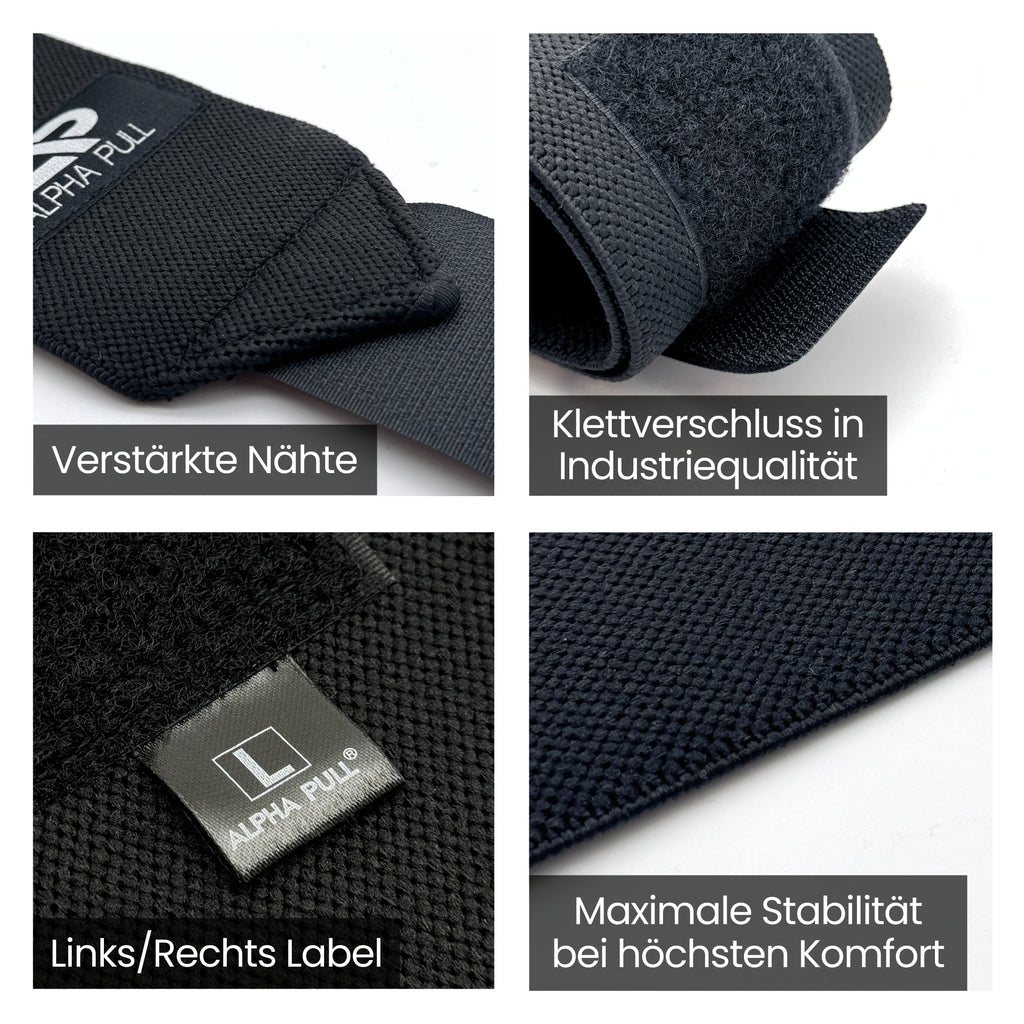 ALPHA PULL® Handgelenk Bandagen - Wrist Wraps